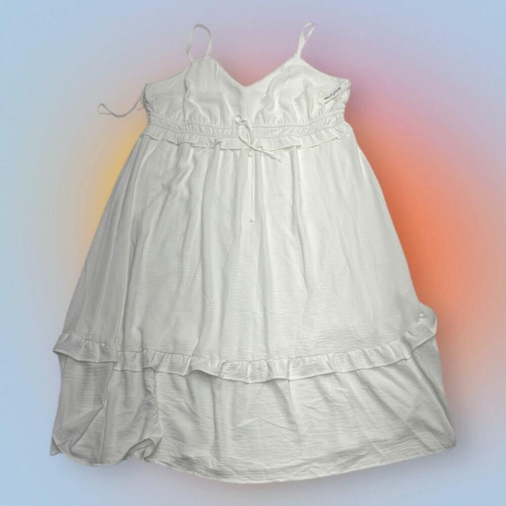 WALLFLOWER Women’s 2X White MAXI DRESS
